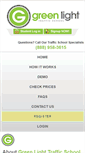 Mobile Screenshot of greenlighttrafficschool.com